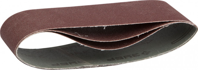 Лента шлифовальная бесконечная ЗУБР "МАСТЕР" на тканевой основе, для ЛШМ, P100, 75х533мм, 3шт,  ( 35542-100 )