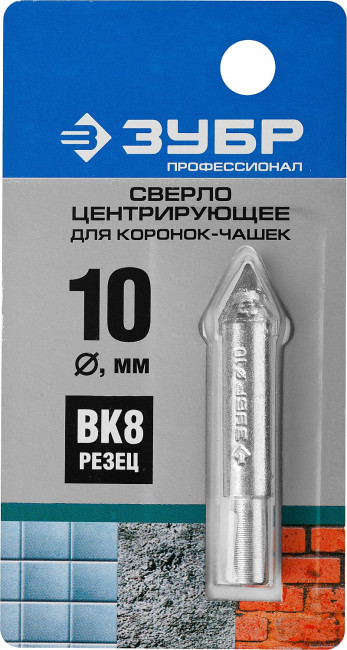 Сверло центрирующее ЗУБР "ПРОФЕССИОНАЛ" для коронок-чашек 33360-хх, ( 33364_z01 ) Сверло центрирующее ЗУБР "ПРОФЕССИОНАЛ" для коронок-чашек 33360-хх, ( 33364_z01 )