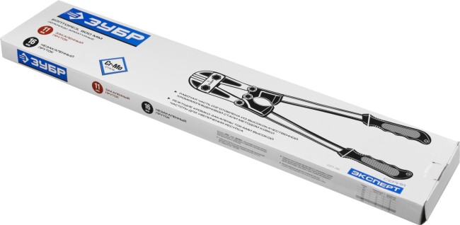 Болторез, Cr-Mo, 62 HRC, кованый коннектор, 900 мм - макс d= 21 мм / HRC 40 до d= 11 мм, ЗУБР Профессионал,  ( 23311-090 )