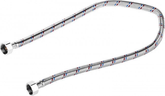 Подводка гибкая ЗУБР для воды, оплетка из нержавеющей стали, г/г 1/2" - 0,6м,  ( 51005-G/G-060 )