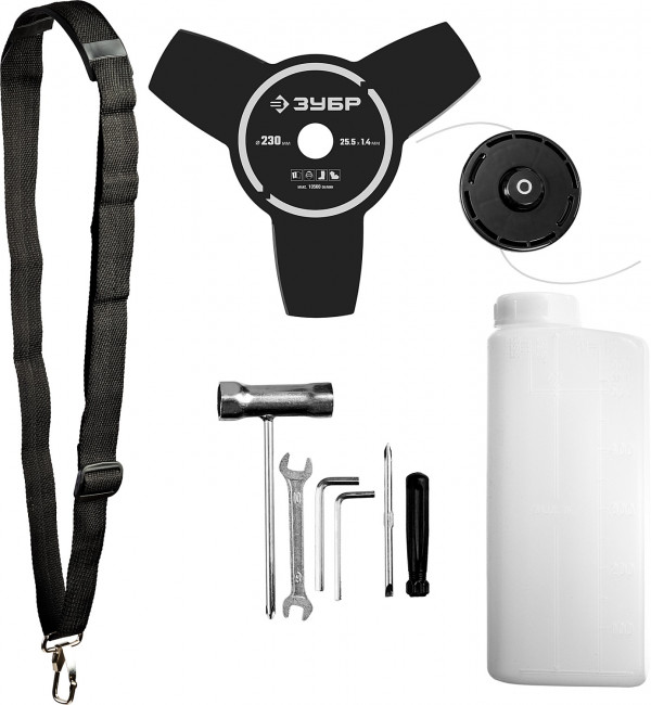 ЗУБР КРБ-1000 бензокоса, 1 кВт / 1.35 л.с., 33 см3 ( КРБ-1000 )