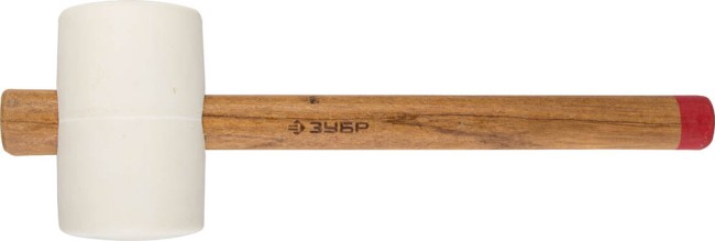 Киянка ЗУБР "МАСТЕР" резиновая белая, с деревянной рукояткой, 0,9кг,  ( 20511-900_z01 ) Киянка ЗУБР "МАСТЕР" резиновая белая, с деревянной рукояткой, 0,9кг,  ( 20511-900_z01 )