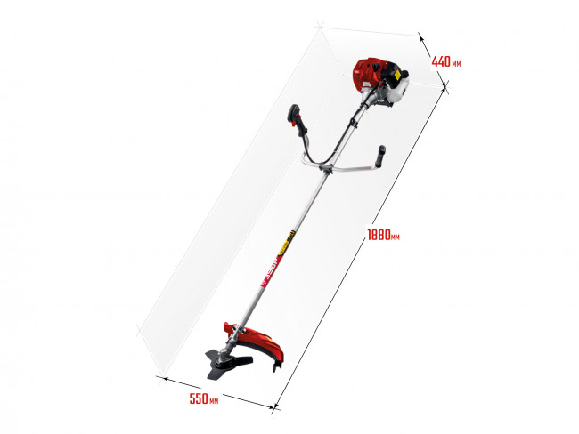 ЗУБР КРБ-1300 бензокоса, 1.3 кВт / 1.7 л.с., 43 см3 ( КРБ-1300 )