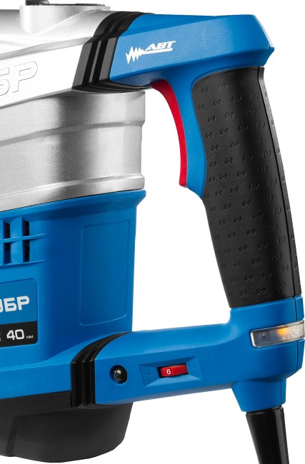 Перфоратор SDS-Max, ЗУБР Профессионал ЗПМ-40-1250 ЭВК, 250-450 об/мин, 1400-2800 уд/мин, 10 Дж, 7 кг, 1250 Вт, кейс,  ( ЗПМ-40-1250 ЭВК )