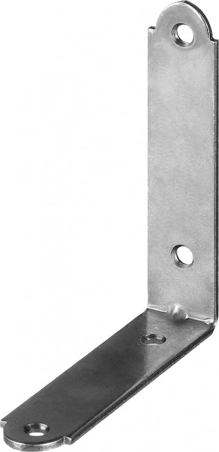 Уголок мебельный узкий УМ-1.5, 75х75х17  х 1.5мм, белый цинк, ЗУБР, ( 31032-75 )