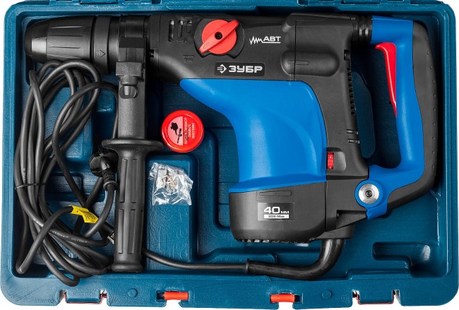 Перфоратор SDS-Max, ЗУБР Профессионал ЗПМ-40-1100 ЭК, 0-500 об/мин, 0-2800 уд/мин, 12 Дж, 7 кг, 1100 Вт, кейс,  ( ЗПМ-40-1100 ЭК ) Перфоратор SDS-Max, ЗУБР Профессионал ЗПМ-40-1100 ЭК, 0-500 об/мин, 0-2800 уд/мин, 12 Дж, 7 кг, 1100 Вт, кейс,  ( ЗПМ-40-1100 ЭК )