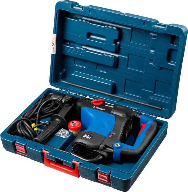 Перфоратор SDS-Max, ЗУБР Профессионал ЗПМ-40-1100 ЭК, 0-500 об/мин, 0-2800 уд/мин, 12 Дж, 7 кг, 1100 Вт, кейс,  ( ЗПМ-40-1100 ЭК ) Перфоратор SDS-Max, ЗУБР Профессионал ЗПМ-40-1100 ЭК, 0-500 об/мин, 0-2800 уд/мин, 12 Дж, 7 кг, 1100 Вт, кейс,  ( ЗПМ-40-1100 ЭК )