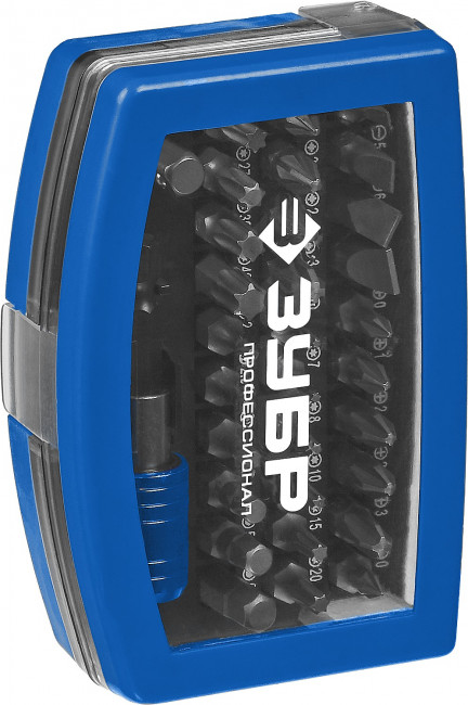 Набор ЗУБР: Биты "ПРО-32", CR-Mo, в боксе, 26394-H32