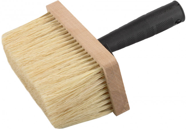 Кисть-макловица ЗУБР "ЭКСПЕРТ" битумная, деревянный корпус, щетина из натурального волокна, 70х170мм,  ( 4-01853-17 )