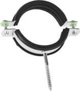 Хомут трубный оцинкованный, 2 1/2", 1шт, оцинкованный, ЗУБР,  ( 37854-73-82-1 )