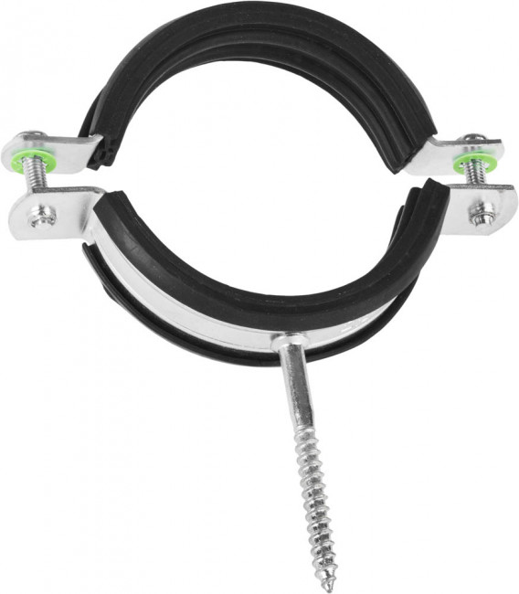 Хомут трубный оцинкованный, 2 1/2", 1шт, оцинкованный, ЗУБР,  ( 37854-73-82-1 )