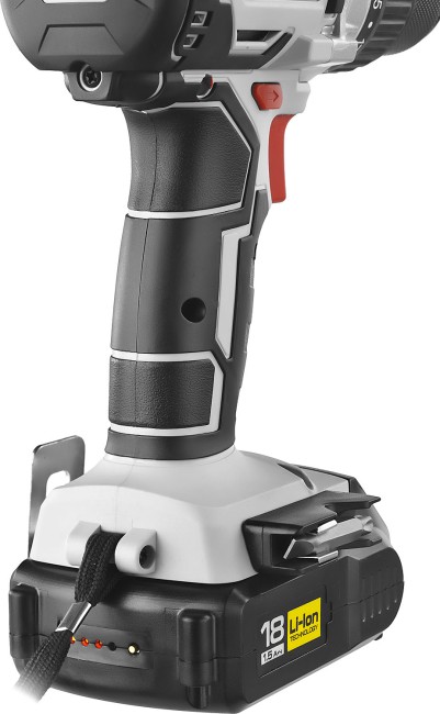 Дрель-шуруповерт "BRUSHLESS" 18 В, Li-Ion, 2 АКБ, ЗУБР,  ( ДАИ-18-2-Ли КНМ4 )