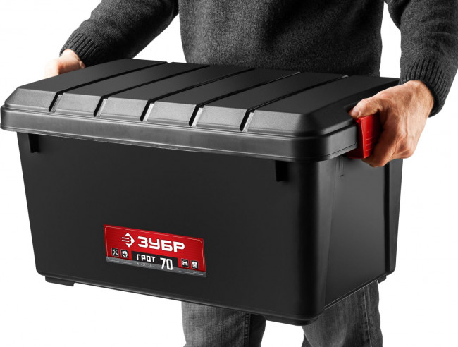 Ящик-контейнер универсальный "ГРОТ-70" пластиковый, ЗУБР ( 38184-24_z01 )