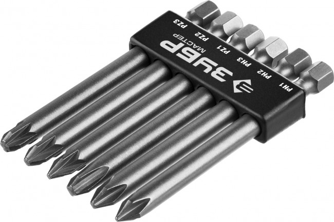 Набор ЗУБР: Биты длинные "МХ-6", CR-V ( 26089-H6 )