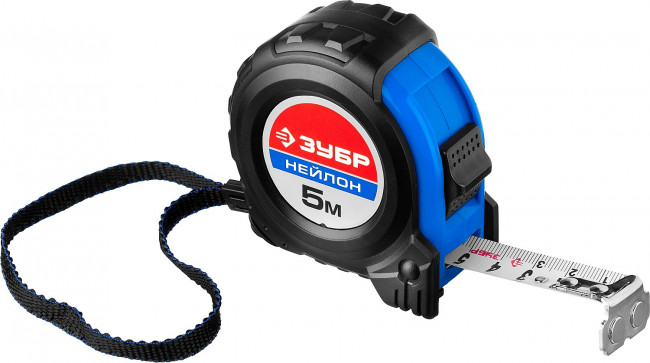 ЗУБР НЕЙЛОН 5м / 19мм рулетка с ударостойким обрезиненным корпусом, ( 34056-05-19_z01 ) ЗУБР НЕЙЛОН 5м / 19мм рулетка с ударостойким обрезиненным корпусом, ( 34056-05-19_z01 )