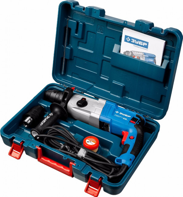 Перфоратор SDS-plus, ЗУБР Профессионал ЗП-28-800 КМ, БЗП "МИГ", реверс, горизонтальный, мет. редукт, 3.2Дж, 0-1200об/мин, 0-4800 уд/мин, 800Вт, кейс,  ( ЗП-28-800 КМ ) Перфоратор SDS-plus, ЗУБР Профессионал ЗП-28-800 КМ, БЗП "МИГ", реверс, горизонтальный, мет. редукт, 3.2Дж, 0-1200об/мин, 0-4800 уд/мин, 800Вт, кейс,  ( ЗП-28-800 КМ )