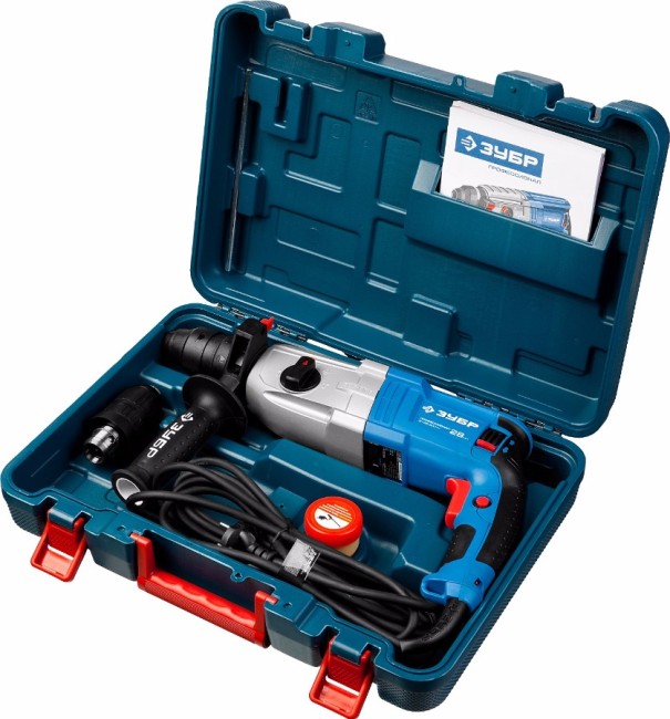 Перфоратор SDS-plus, ЗУБР Профессионал ЗП-28-800 КМ, БЗП "МИГ", реверс, горизонтальный, мет. редукт, 3.2Дж, 0-1200об/мин, 0-4800 уд/мин, 800Вт, кейс,  ( ЗП-28-800 КМ ) Перфоратор SDS-plus, ЗУБР Профессионал ЗП-28-800 КМ, БЗП "МИГ", реверс, горизонтальный, мет. редукт, 3.2Дж, 0-1200об/мин, 0-4800 уд/мин, 800Вт, кейс,  ( ЗП-28-800 КМ )
