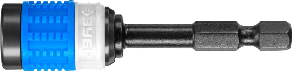 Адаптер для бит ЗУБР "ПРОФИ" для ударных шуруповертов, хвостовик E 1/4", торсионный, 60мм,  ( 26815-60 ) Адаптер для бит ЗУБР "ПРОФИ" для ударных шуруповертов, хвостовик E 1/4", торсионный, 60мм,  ( 26815-60 )