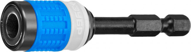 Адаптер для бит ЗУБР "ПРОФИ" для ударных шуруповертов, хвостовик E 1/4", торсионный, 60мм,  ( 26815-60 ) Адаптер для бит ЗУБР "ПРОФИ" для ударных шуруповертов, хвостовик E 1/4", торсионный, 60мм,  ( 26815-60 )