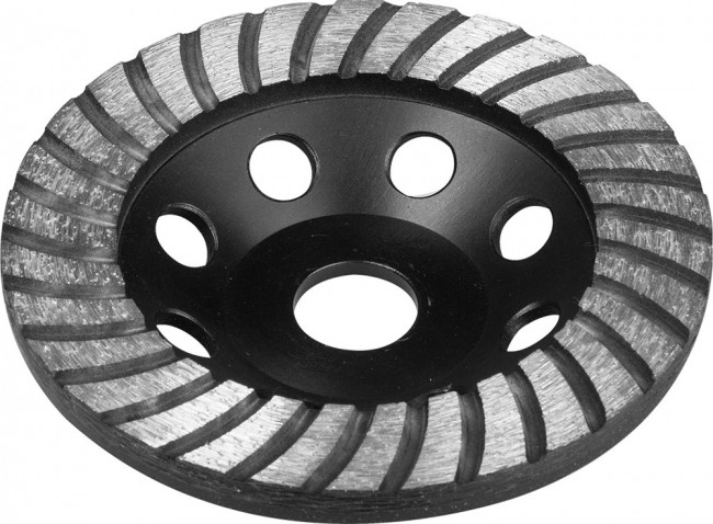 Чашка ЗУБР алмазная сегментированная, высота 22,2мм, 115мм,  ( 33371-115 )