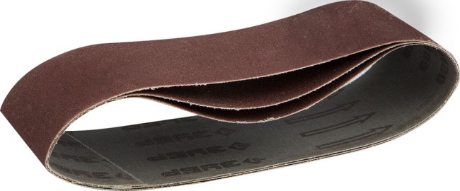 Лента шлифовальная бесконечная ЗУБР "МАСТЕР" на тканевой основе, для ЛШМ, P150, 75х457мм, 3шт,  ( 35541-150 )