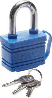 Замок ЗУБР "ЭКСПЕРТ" навесной всепогодный, 50мм  ,  ( 37211-50_z01 )