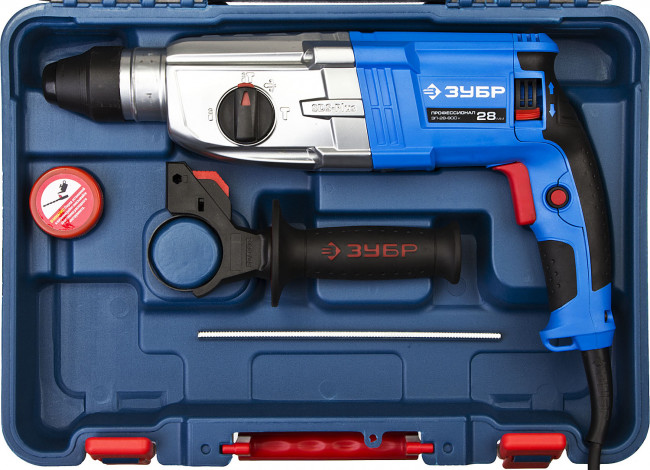 Перфоратор SDS-plus, ЗУБР Профессионал ЗП-28-800 К, реверс, горизонтальный, металл редуктор, 3.2Дж, 0-1200 об/мин, 0-4800уд/мин, 800 Вт, кейс,  ( ЗП-28-800 К ) Перфоратор SDS-plus, ЗУБР Профессионал ЗП-28-800 К, реверс, горизонтальный, металл редуктор, 3.2Дж, 0-1200 об/мин, 0-4800уд/мин, 800 Вт, кейс,  ( ЗП-28-800 К )