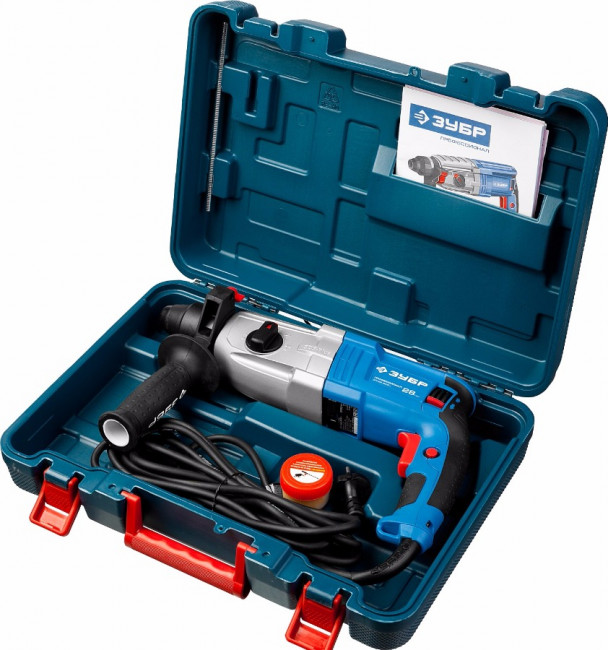 Перфоратор SDS-plus, ЗУБР Профессионал ЗП-28-800 К, реверс, горизонтальный, металл редуктор, 3.2Дж, 0-1200 об/мин, 0-4800уд/мин, 800 Вт, кейс,  ( ЗП-28-800 К ) Перфоратор SDS-plus, ЗУБР Профессионал ЗП-28-800 К, реверс, горизонтальный, металл редуктор, 3.2Дж, 0-1200 об/мин, 0-4800уд/мин, 800 Вт, кейс,  ( ЗП-28-800 К )