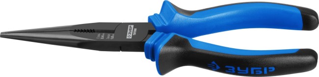 Тонкогубцы "ТИТАН", маслобензостойкая рукоятка, покрытие оксидированное с полировкой, 200мм, ЗУБР Профессионал,  ( 22015-3-20 )