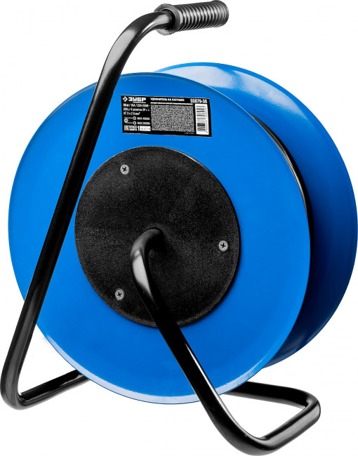 КГ 325 удлинитель на катушке, 30 м, 4000 Вт, 4 гнезда, IP44, КГ 3х2,5 кв мм, ЗУБР Профессионал,  ( 55079-30 )