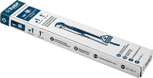 Ключ трубный рычажный ЗУБР "ПРОФЕССИОНАЛ", прямые губки, цельнокованый, Сr-V, № 1, 1",  ( 27335-1_z01 ) Ключ трубный рычажный ЗУБР "ПРОФЕССИОНАЛ", прямые губки, цельнокованый, Сr-V, № 1, 1",  ( 27335-1_z01 )