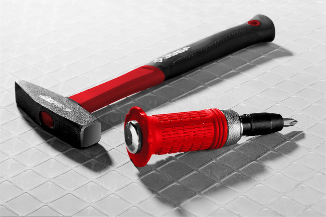 ЗУБР отвертка ударно-поворотная, обрезиненная рукоятка с протектором 8 предм., ( 2565 )