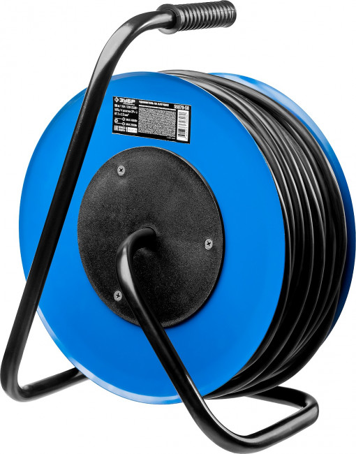 КГ 325 удлинитель на катушке, 50 м, 4000 Вт, 4 гнезда, IP44, КГ 3х2,5 кв мм, ЗУБР Профессионал,  ( 55079-50 )