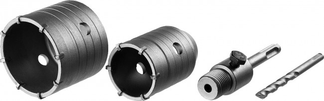 Набор коронок по бетону с оснасткой, d = 50, 68 мм, кейс, ЗУБР Мастер 29211-H2 ( 29211-H2 )