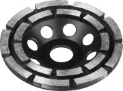 Чашка ЗУБР алмазная сегментная двухрядная, высота 22,2мм, 115мм,  ( 33372-115 )