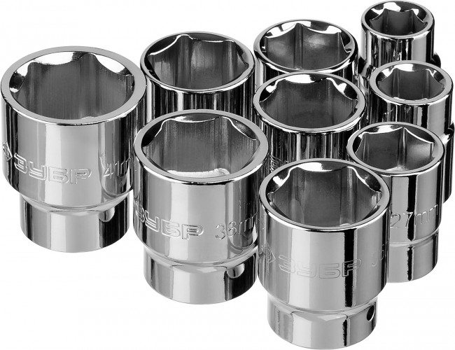 Набор ЗУБР "ПРОФЕССИОНАЛ": 3/4", 14 предметов,  ( 27660-H14 )