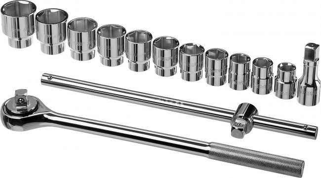 Набор ЗУБР "ПРОФЕССИОНАЛ": 3/4", 14 предметов,  ( 27660-H14 )