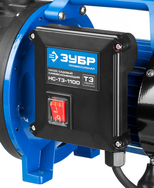 Насос ЗУБР "ПРОФЕССИОНАЛ" Т3 садовый поверхностный самовсасывающий, 1100Вт, пропускная способность 80л/мин, напор 45м, ( НС-Т3-1100 ) Насос ЗУБР "ПРОФЕССИОНАЛ" Т3 садовый поверхностный самовсасывающий, 1100Вт, пропускная способность 80л/мин, напор 45м, ( НС-Т3-1100 )
