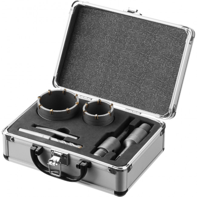 Набор коронок по бетону с оснасткой, d = 50, 68 мм, кейс, ЗУБР Профессионал 29185-H2-1 ( 29185-H2-1 )