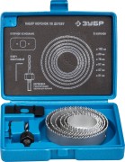 Набор: Коронки по дереву 51-102мм, державка с опорным основанием, имбусовый ключ 2,5м, 8 предметов, ЗУБР,  ( 2955-H08_z01 )