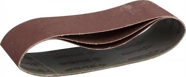 Лента шлифовальная бесконечная ЗУБР "МАСТЕР" на тканевой основе, для ЛШМ, P180, 75х457мм, 3шт, ( 35541-180 ) Лента шлифовальная бесконечная ЗУБР "МАСТЕР" на тканевой основе, для ЛШМ, P180, 75х457мм, 3шт, ( 35541-180 )