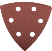 Треугольник шлифовальный ЗУБР "МАСТЕР" универсальный на велкро основе, 6 отверстий, Р320, 93х93х93мм, 5шт ,  ( 35583-320 )