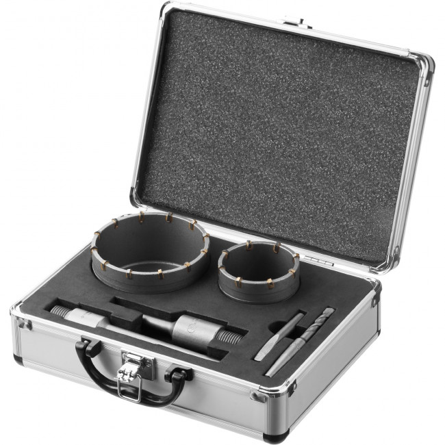 Набор коронок по бетону с оснасткой, d = 68, 100 мм, кейс, ЗУБР Профессионал 29185-H2-2 ( 29185-H2-2 )