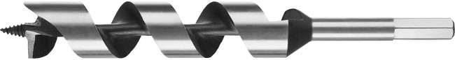 Сверло по дереву, спираль Левиса, HEX хвостовик, ЗУБР Эксперт 2948-235-30, d=30х235мм,  ( 2948-235-30_z01 )
