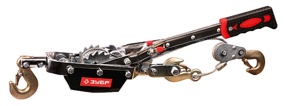 Лебедка ЗУБР "ПРОФЕССИОНАЛ" автомобильная, тросовая, 2т,  ( 43105-2 )