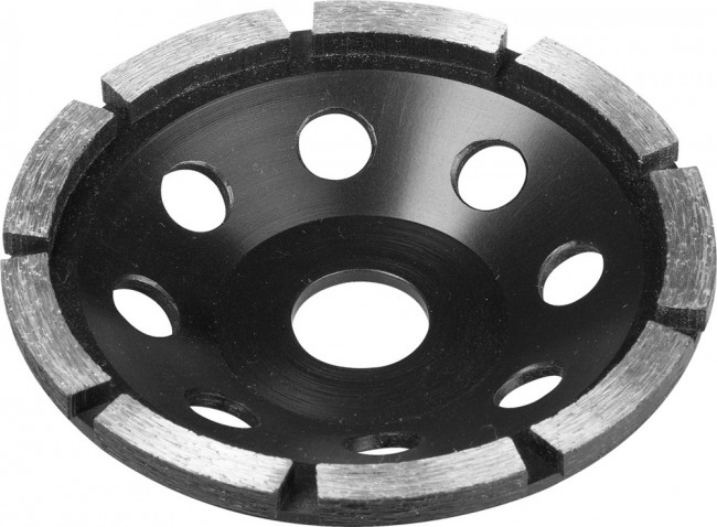 Чашка ЗУБР алмазная сегментная однорядная, высота 22,2мм, 115мм,  ( 33373-115 )