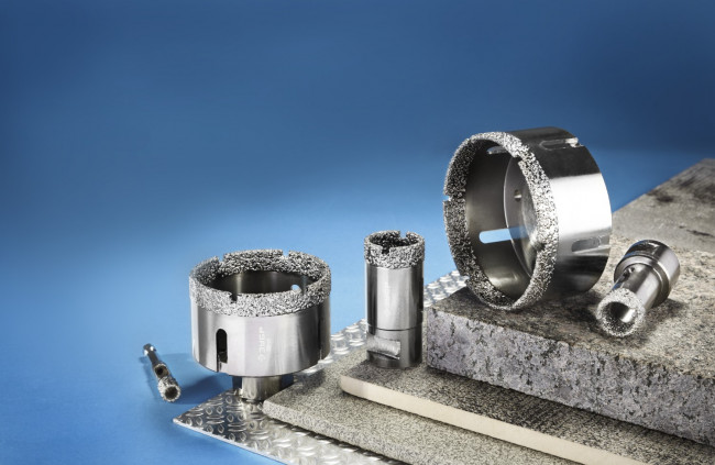 Набор сверл алмазных универсальных, технология ВВС, d=6, 8, 10 мм, хвостовик HEX 1/4", ЗУБР Профессионал 29865-H3,  ( 29865-H3 )