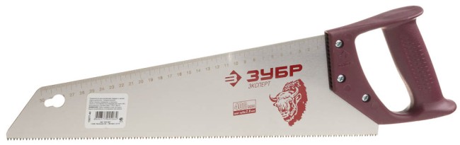 Ножовка универсальная (пила) ЗУБР МОЛНИЯ-3D 400 мм, 7TPI, 3D зуб, точный рез вдоль и поперек волокон, для средних заготовок из всех видов материалов,  ( 15077-40 )