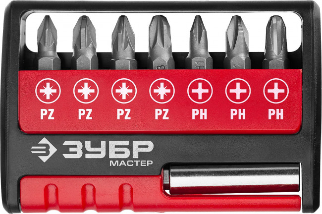 Набор ЗУБР: Биты "МХ-8", CR-V,  ( 26089-H8 )