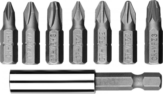 Набор ЗУБР: Биты "МХ-8", CR-V,  ( 26089-H8 )